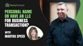 Do You Use A Personal Name or Have An LLC For Business Transaction?