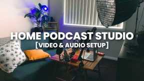How To Setup A CHEAP Podcast Studio at Home in 2023 with VIDEO