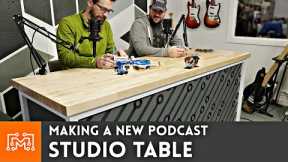 Making a Work Table For Our Podcast Setup | I Like To Make Stuff