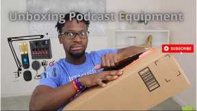 Unboxing New $50 Podcast Equipment from Amazon l Best Podcast Set Up for Under $100 l POD