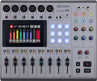 Zoom PodTrak P8 Podcast Recorder