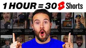 How to Make 30 Youtube Shorts in 1 Hour Using AI