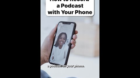 How to Record a Podcast with Your Phone #shorts