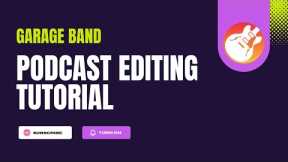 Podcast Editing Tutorial with Garage Band #podcast #editing