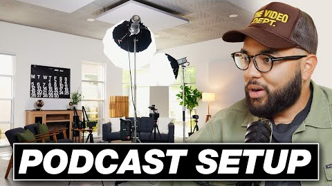 Video Podcast Setup Tour – Mics, Lights & Cameras Explained
