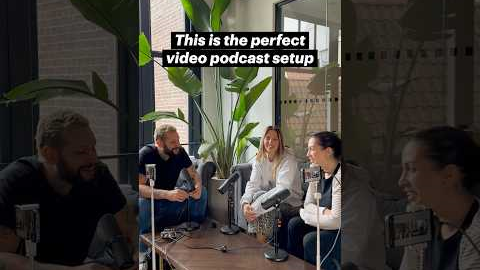 How to set up 2 cameras for podcasting | 3 person podcast setup with phones
