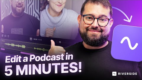 💨 Edit Your Video Podcast FAST
