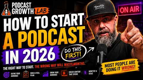 How to start a podcast in 2026 (with a real plan)