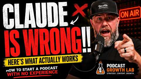 AI Is Telling You How to Start a Podcast WRONG