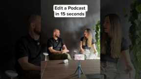 How to edit a podcast in 15 seconds | Fast podcast editing with Detail app