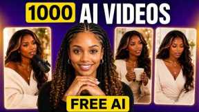 How I Make 1,000 AI Podcast Videos From ONE Image (100% Free)