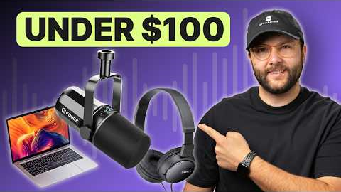 The BEST Audio Only Podcast Setup Under $100