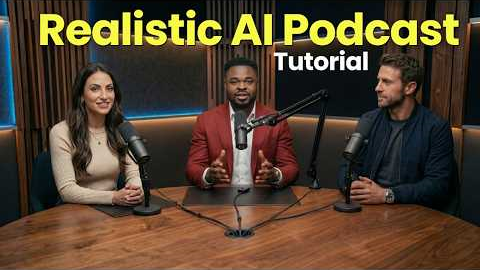 How To Create Long AI Podcast Videos With Gemini Omni in Google Flow  (Step-By-Step Tutorial)