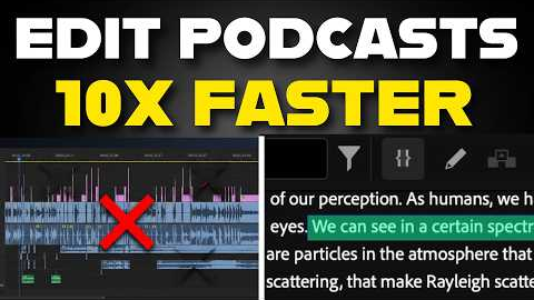How to Edit a Podcast with Text-Based Editing in Adobe Premiere Pro