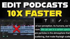 How to Edit a Podcast with Text-Based Editing in Adobe Premiere Pro