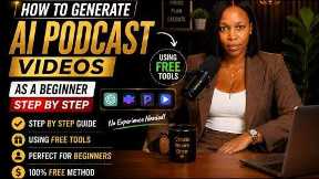 How to Create AI Podcast Videos as a beginner 