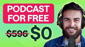 How to Start a Podcast for FREE 🎙✨(Step-By-Step)